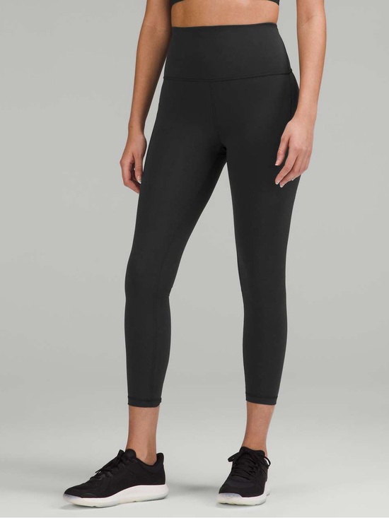 lululemon athletica Pants - Lululemon Wunder Train High-Rise Tight 25” With Pockets Black Size 12 #174